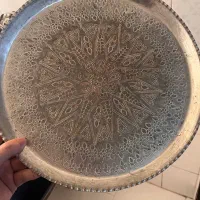 سینی مسی قدیمی (عتیقه)