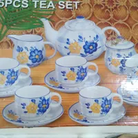 ست چای خوری گل پنبه ای