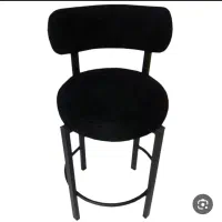 میز صندلی اپن نو مخمل ترک مشکی