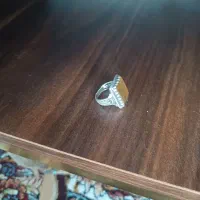 انگشتر عقیق زرد