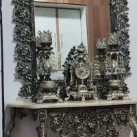 اینه و شمعدان طرح برنز