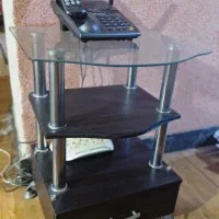 میز تلفن کشو دار  کاملا سالم سه طبقه+یک کشو|میز تلفن|بندرعباس, |دیوار