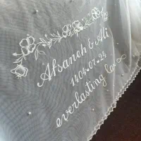 تور  سر عروس|لباس|رشت, سعدی (تختی)|دیوار