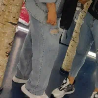 شلوار لی زنونه