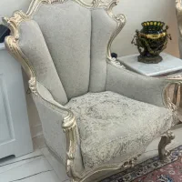 مبل استیل ۹ نفره چوب راش با میز کامل|مبلمان خانگی و میز عسلی|تهران, نازی‌آباد|دیوار