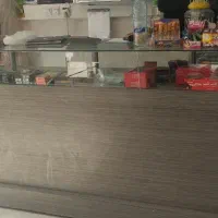 میز پاچال چرخ دار ودکور مغازه رگال استند ویترین