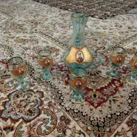 سرویس تنگ و لیوان مجموع ۶ عددی مدل شاه عباس