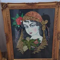 بوفه تابلو گل