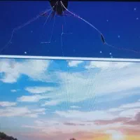 تلویزیون X.Vision 55 اینچ(تصویر سالم، ترک در صفحه)|تلویزیون و پروژکتور|رشت, معلم|دیوار