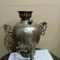 سماور زغالی والور چراغ دستی