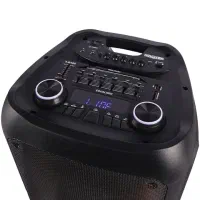 اسپیکر حرفه ای با کیفیت شارژی چرخ دار اکبند