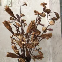 گل مصنوعی خشخاش و حریر