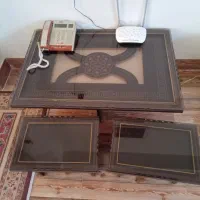میز وسط و ۴ عدد میز عسلی کاملا سالم