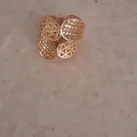 انگشتر طلا نما دار و شیک 4 گرم