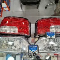 پک 4عدد چراغ پراید 131جلو و عقب+سپر