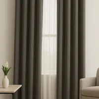 پرده پانچ حریر مخمل هازان|پرده، رانر، رومیزی|اصفهان, بهارستان|دیوار