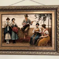 تابلو فرش و تابلو شام اخر|تابلو، نقاشی، عکس|شیراز, ابیوردی|دیوار