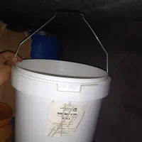 سطل سفید 20لیتری|ظروف نگهدارنده، پلاستیکی، یک‌بارمصرف|اقبالیه, |دیوار