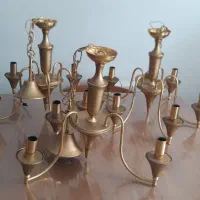 لوستر برنجی طلایی ثابت