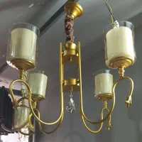 لوستر لهستانی و لوله دوبل با استیل طلایی