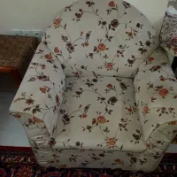 ۲ عدد مبل تک نفره و ۱عدد مبل ۲نفره مناسب برای باغ|مبلمان خانگی و میز عسلی|ابهر, |دیوار