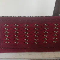 دو جفت پشتی اصل ترکمن دستباف کار کرده