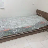 سرویس خواب نوجوان تخت ،پارتیشن و کمد لباس کشودار