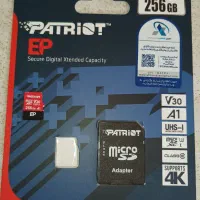 کارت حافظه میکرو پاتریوت 256گیگ و هندزفری بلوتوث