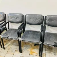 فروش میز کار بزرگ - صندلی اداری جک دار در حد نو-|مبلمان اداری|آستارا, |دیوار