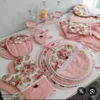 سرویس اشپزخانه عروس،کاربردی|سفره، حوله، دستمال آشپزخانه|قیدار, |دیوار