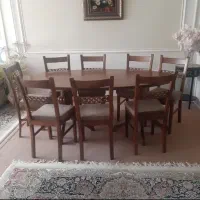 میز ناهار خوری ۸نفره خونگی|میز و صندلی غذاخوری|اصفهان, رکن الدوله غربی|دیوار