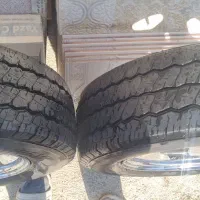 چهار عدد رینگ مزدا ودو عدد تایر مزدا|قطعات یدکی و لوازم جانبی|میاندوآب, |دیوار