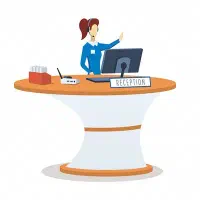 استخدام نیروی پذیرش حضوری