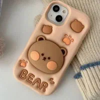 قاب پاپ سوکتی سیلیکونی استندشو مناسب آیفون۱۳ نرمال