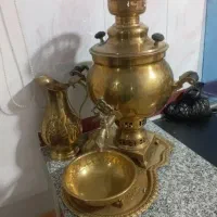 سماور ۶ لیتری سالم و زغالی|کلکسیون اشیاء عتیقه|ملک‌آباد, |دیوار