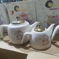 کتری قوری سرامیک|قوری، کتری، قهوه‌ساز دستی|مشهد, خواجه ربیع|دیوار