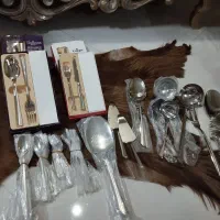 ست قاشق و چنگال و کارد کلی یونیک اصلی استیل