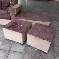 مبل ۷نفره|مبلمان خانگی و میز عسلی|صومعه‌سرا, |دیوار