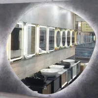 آیینه تاچدار /دفرمه/فریم استیل|لوازم سرویس بهداشتی|تهران, خلیج فارس|دیوار