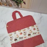 سرویس آشپزخونه با پارچه کتان نخ|سفره، حوله، دستمال آشپزخانه|بندرعباس, |دیوار