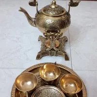 سرویس چای خوری برنزی|صنایع دستی و سایر لوازم تزئینی|تهران, خاک سفید|دیوار