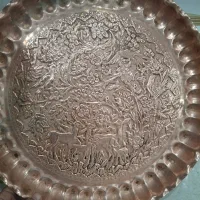 سینی مسی|کلکسیون اشیاء عتیقه|تربت‌حیدریه, شهرک ولیعصر|دیوار