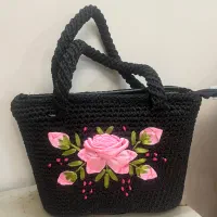 کیف مکرومه بافت