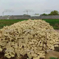 آجرسفال زرد/اجر سفال ۷سانت/اجر زرد