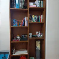 کتابخانه MDF روکش بلوط دوبل