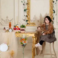 آتلیه عکاسی نوروز خانوادگی کودک الهیه قاب و شاسی