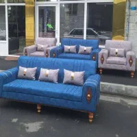 مبلمان ۷ نفره|مبلمان خانگی و میز عسلی|بومهن, |دیوار