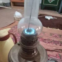 چراغ نفتی آبی سوز|کلکسیون اشیاء عتیقه|گنبد کاووس, |دیوار