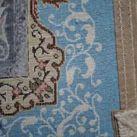 دو عدد فرش آبی نگین مشهد آکبند|فرش|رباطکریم, رباطکریم|دیوار