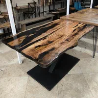 نهارخوری شش نفره روستیک چوب چنار و فلز|میز و صندلی غذاخوری|تهران, شهرک شریفی|دیوار